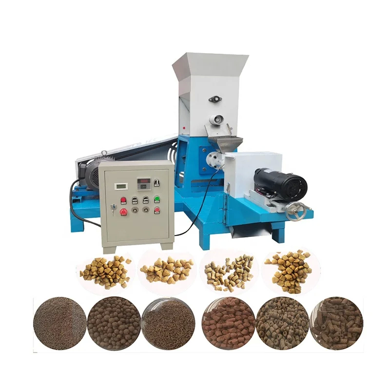 Máquina de fabricação de pellets de alimentação para peixes de aquecimento elétrico Capacidade 50~2000kg/h 220V/380V/415V/440V Voltagem