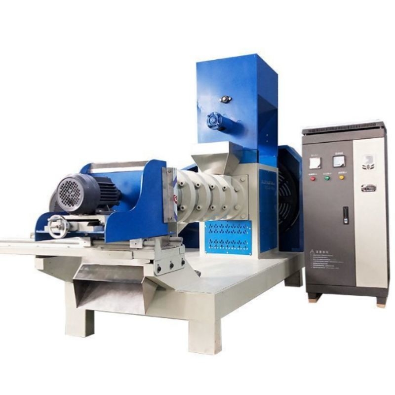 Capacidade 50-2000 kg/h Extrusora para processamento industrial de alimentos para animais de tipo parafuso