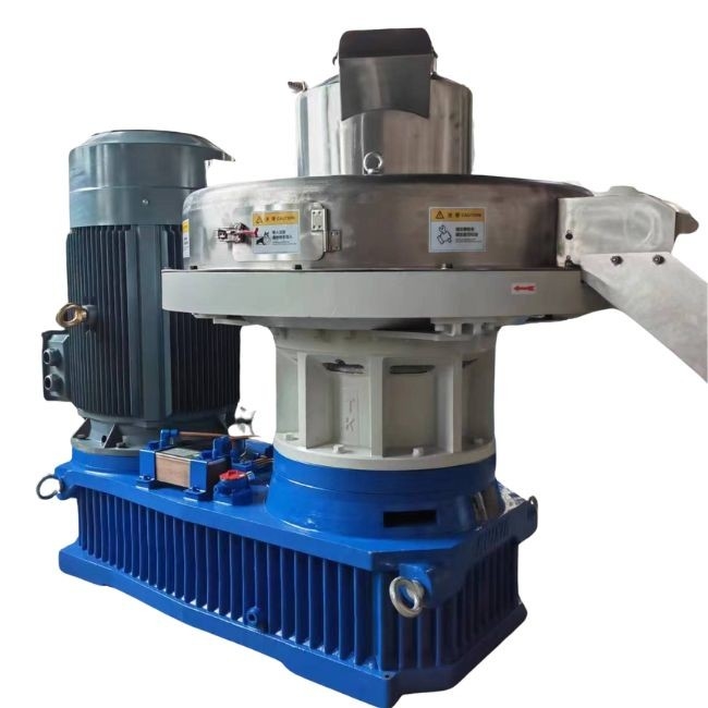 Máquina de pellets de biomassa de alta utilização Máquina de pellets de madeira de grande capacidade para combustão