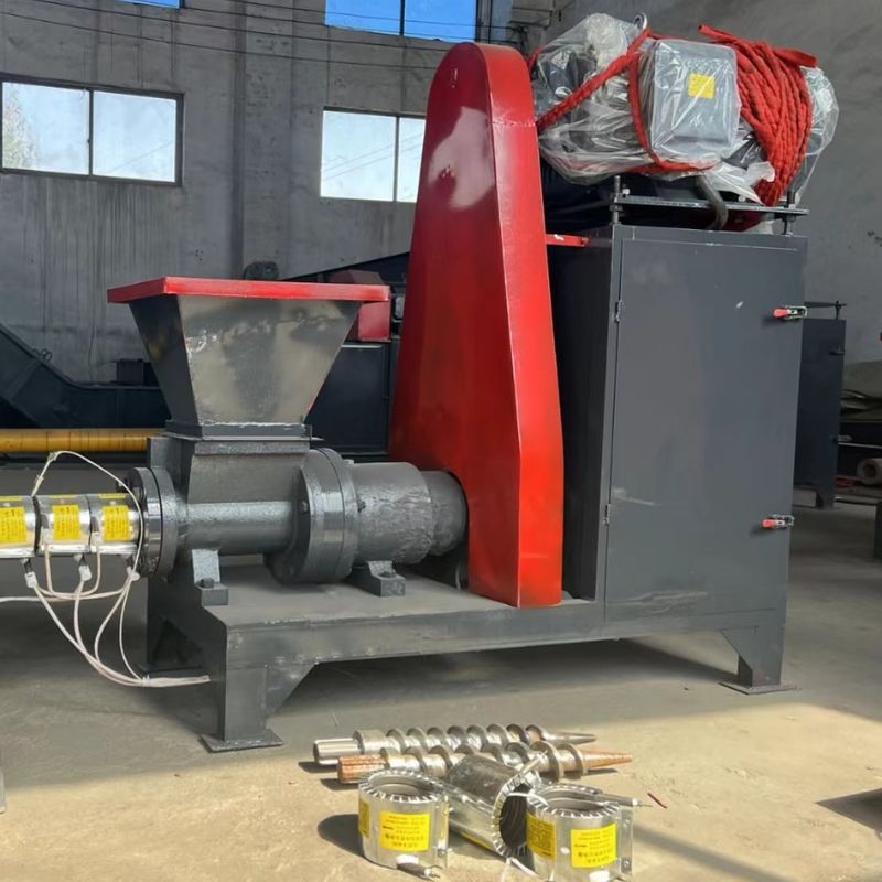 Máquina de Briquetagem de Biomassa com Capacidade de 300-350kg/h, Potência de 22kw e 24 Meses de Garantia para Combustível e Churrasco