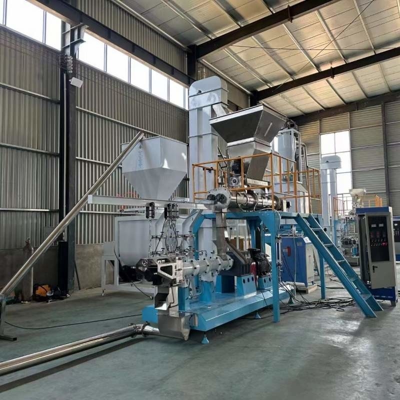 Extrusor de alimentação para peixes de parafusos gêmeos TILAPIA MACHINE DE PRODUÇÃO de alimentação para peixes flutuante CE / SGS CERTIFICADA