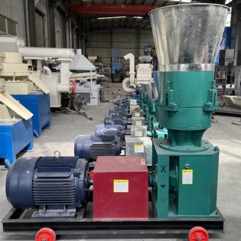 Máquina de moagem de pellets profissional para produção de combustível de biomassa em larga escala
