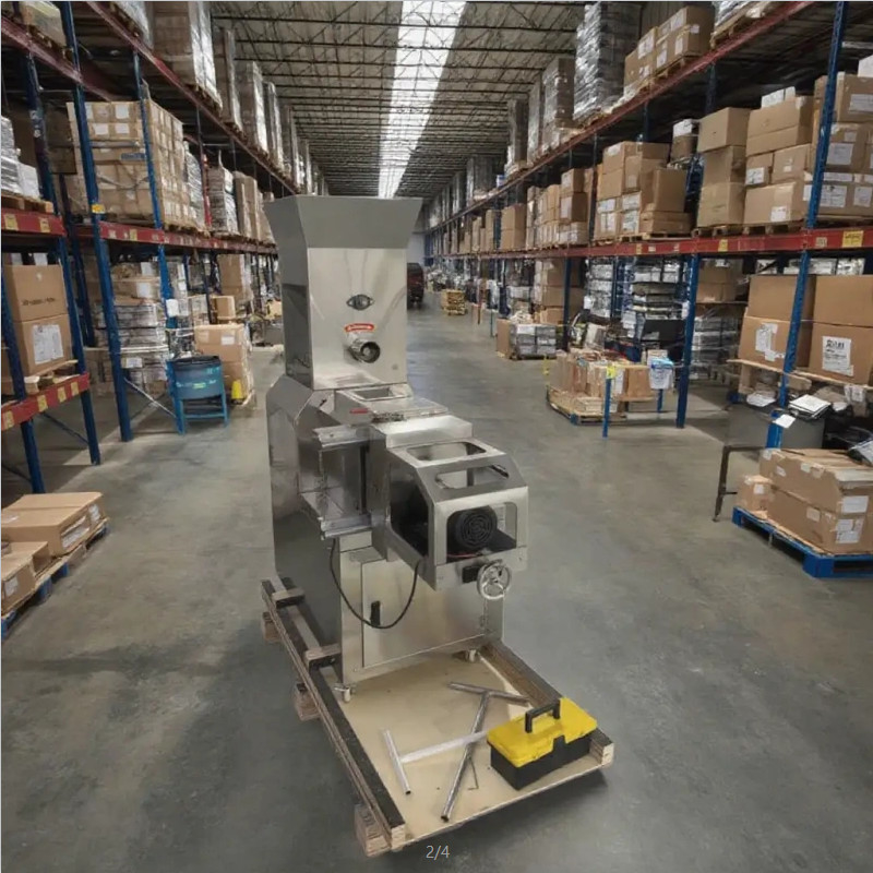 Máquina de extrusão para alimentação de peixes de 50 a 2000 kg/h de capacidade para produção em larga escala