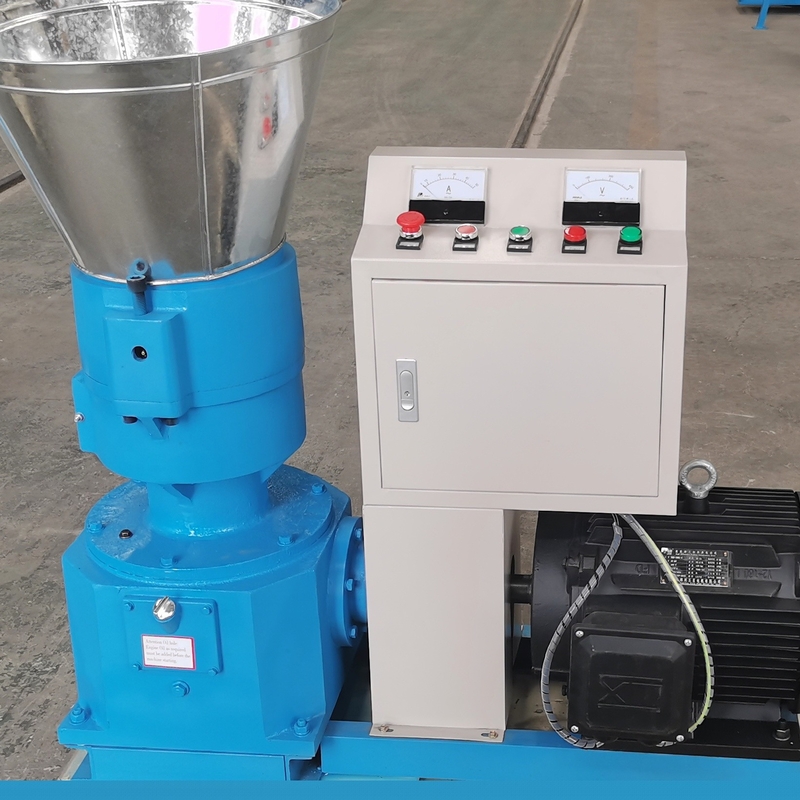 200-300 KG/H Máquina de moagem de pellets de alimentação de alta produtividade Máquina de processamento de alimentos para animais e aves 7.5kw Motor