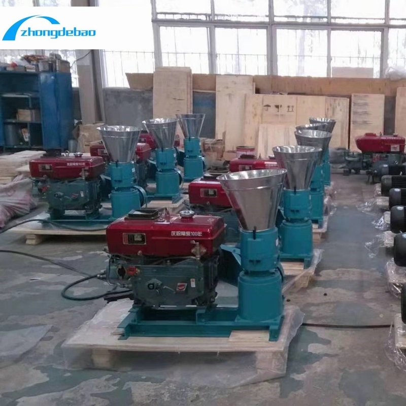 Máquina de processamento de pellets para alimentação animal de 90-120 kg/h de potência Máquina de fabricação de pellets para alimentação animal