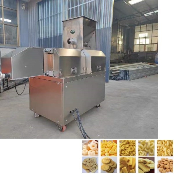 Approvar o CE máquina de extrusão de alimentos para máquina de pufar bastão de milho