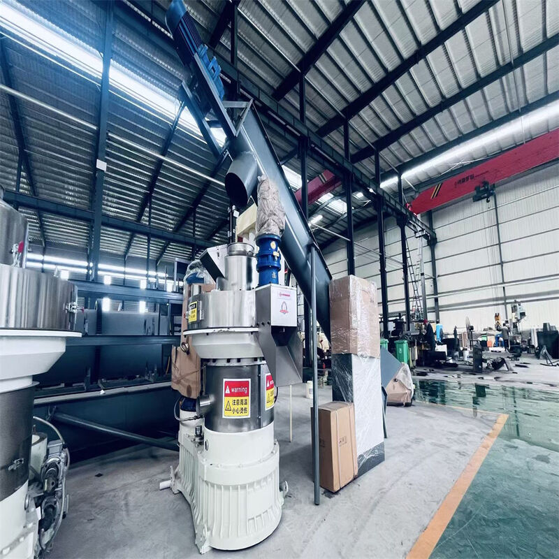 Moinho de pellets de madeira a borracha para biomassa de alta eficiência com construção pesada e design amigável ao utilizador