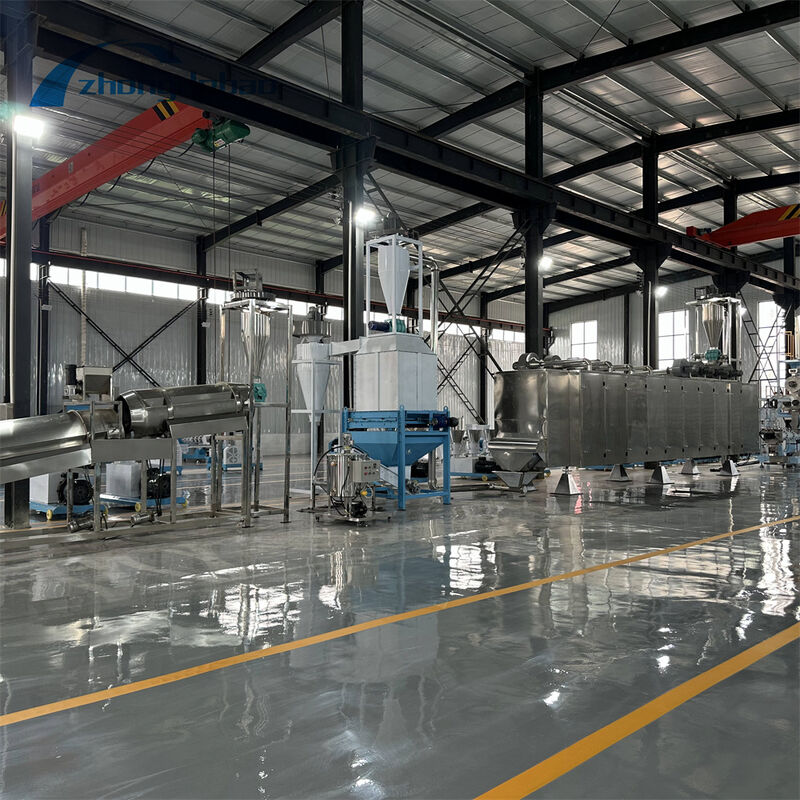 Máquina de alimentação de peixes flutuante de potência principal 37-160kw Máquina de pellets de alimentação flutuante de grau industrial para instalações de pecuária
