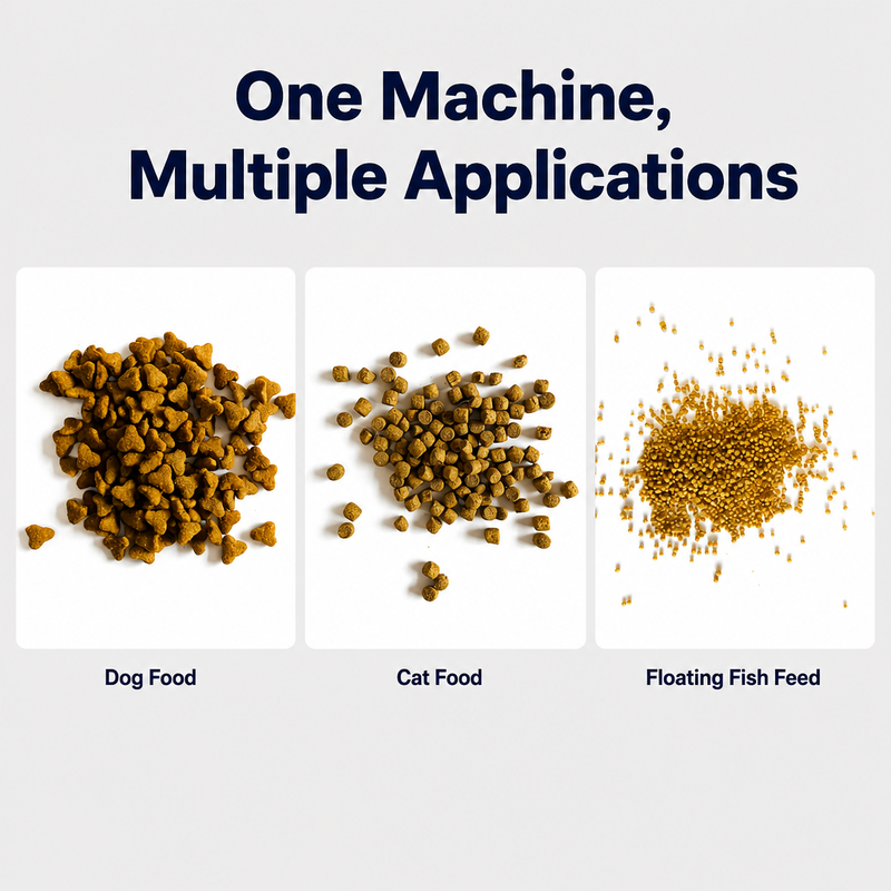 Commercial Floating Fish Feed Pellet Machine DGP100 Extruder For Shrimp Feed Production With High Output Design