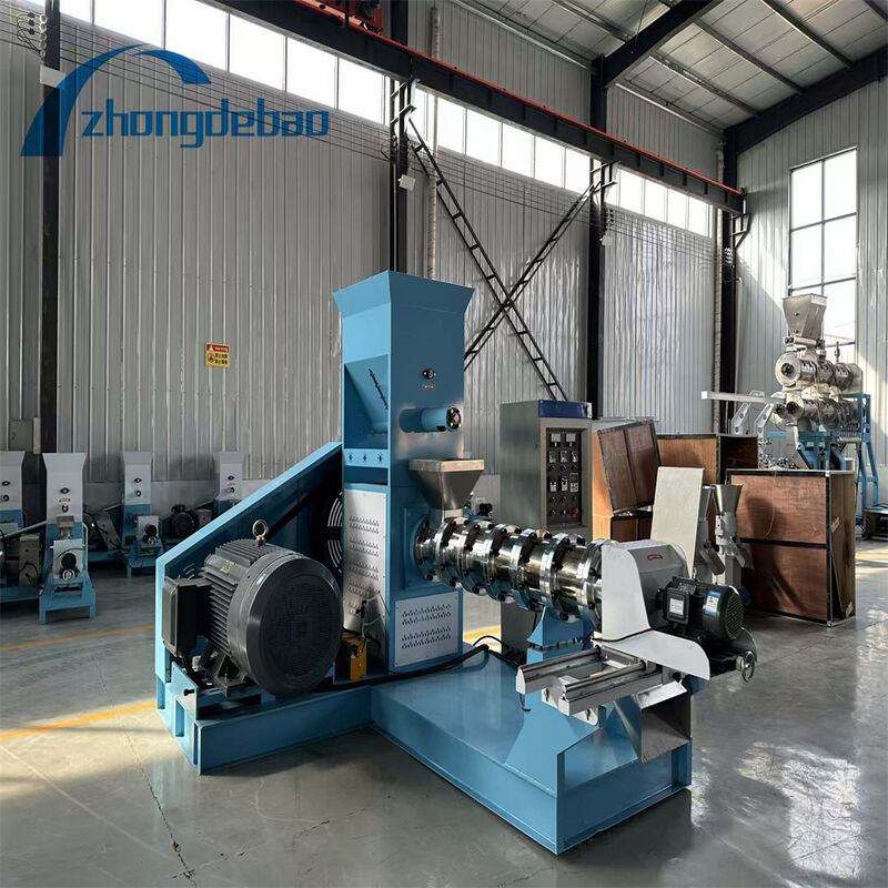 Máquina de extrusão de ração para peixes DGP100 Fabricante de pellets flutuantes e afundantes para moinho de ração para aquicultura com quadro pesado
