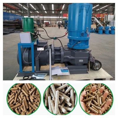 Madeira de madeira Chip Pellet Machine High Density da biomassa do moinho da pelota do dado do plano 500KG/H