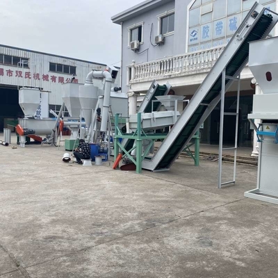 linha de produção madeira da pelota da biomassa 132kw Chip Pellet Mill de 2-12mm