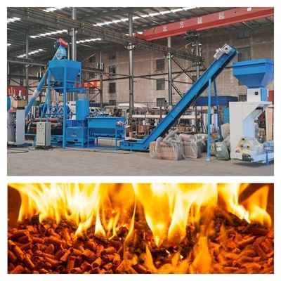 alto densidade de madeira da máquina da pelota do desperdício de Chip Pellet Machine 1-2tph da madeira de 6-12mm