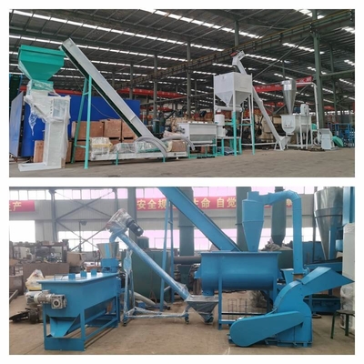 planta 380V 50HZ da alimentação da pelota das aves domésticas do aço carbono do granulador da alimentação 3kw-30kw animal