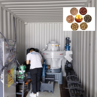 Linha de produção combustível da pelota da biomassa da grande capacidade Straw Pellet Making Machine