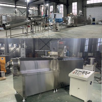 Os peixes aquáticos alimentam o fabricante fazem à máquina o parafuso de Cat Food Making Machine Twin do cão 160KW