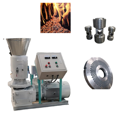 Máquina de fazer pellets de madeira de 380V, Máquina de pellets de biomassa eficiente