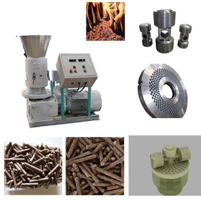 Peanut Shell Barbear Pellet Mill Madeira Serra de Arroz Husk 220V/380V 55kw