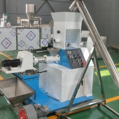 máquina de Cat Dog Floating Feed Extruder da extrusora da alimentação do parafuso 500-1000kg industrial