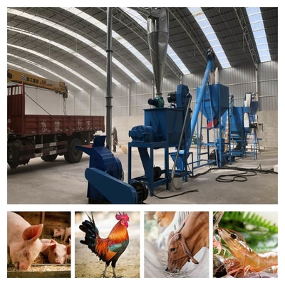 pelota do alimento 30kw animal que faz a máquina o baixo moinho da pelota da alimentação dos rebanhos animais de exploração agrícola da manutenção