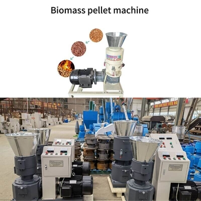 1 tonelada/h Pellet de serragem de madeira para máquinas de fabricação de combustível Pellet Mill Cor personalizada