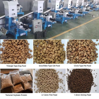 Pequena Empresa Extrusora de alimentação seca para peixes Máquina de pufar Grãos Moinho de alimentação animal