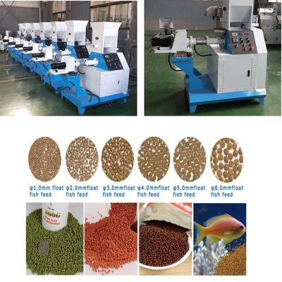 Máquina de extrusão de ração para animais comercial