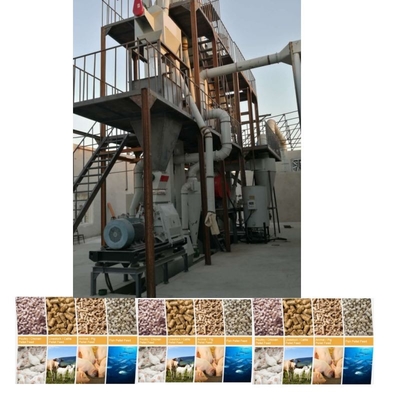 Linha de produção de pellets para alimentos para animais de 1 a 12 mm