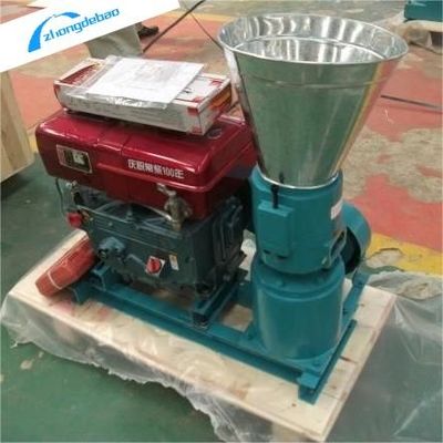 Máquina de moagem de grânulos de alimentação com comprimento ajustável 90-120 KG/H para alimentação animal de aves de capoeira