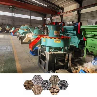 Máquina hexagonal de briquetes de biomassa para briquetear serragem de palha de madeira